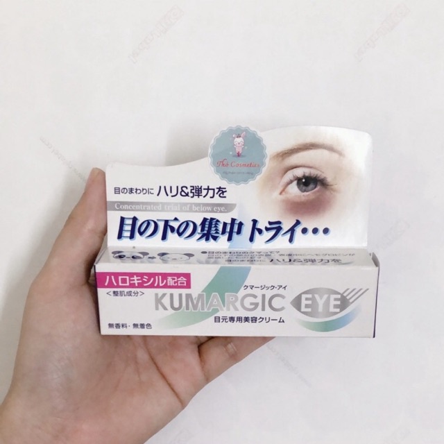 Kem dưỡng mắt Kumargic Eye giảm thâm quầng mắt làm mờ nếp nhăn vùng mắt 20g