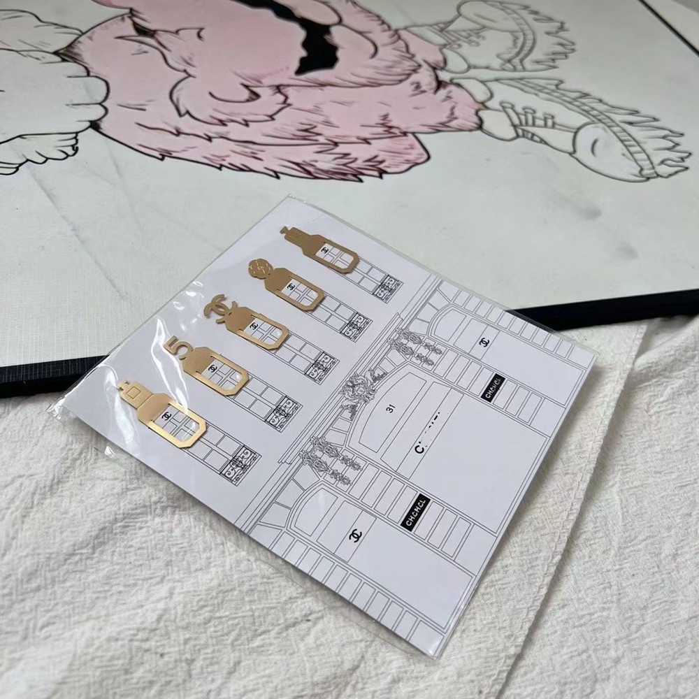 N°Set 5 Bookmark Hình Hoa Trà