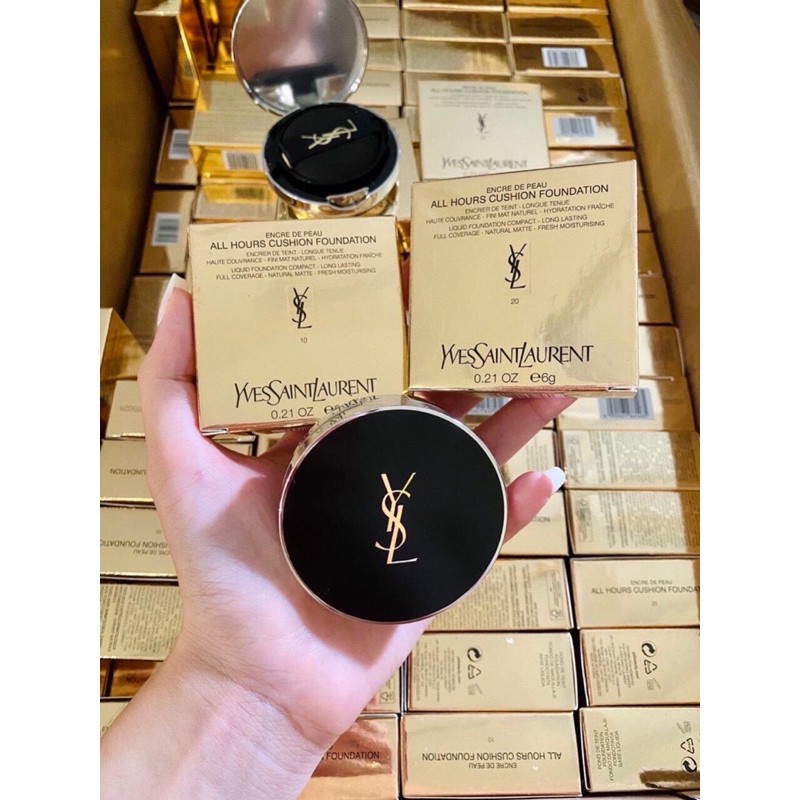 Phấn Nước YSL Cho Da Dầu, Mụn All Hours Cushion Foundation 14g màu 20 | BigBuy360 - bigbuy360.vn