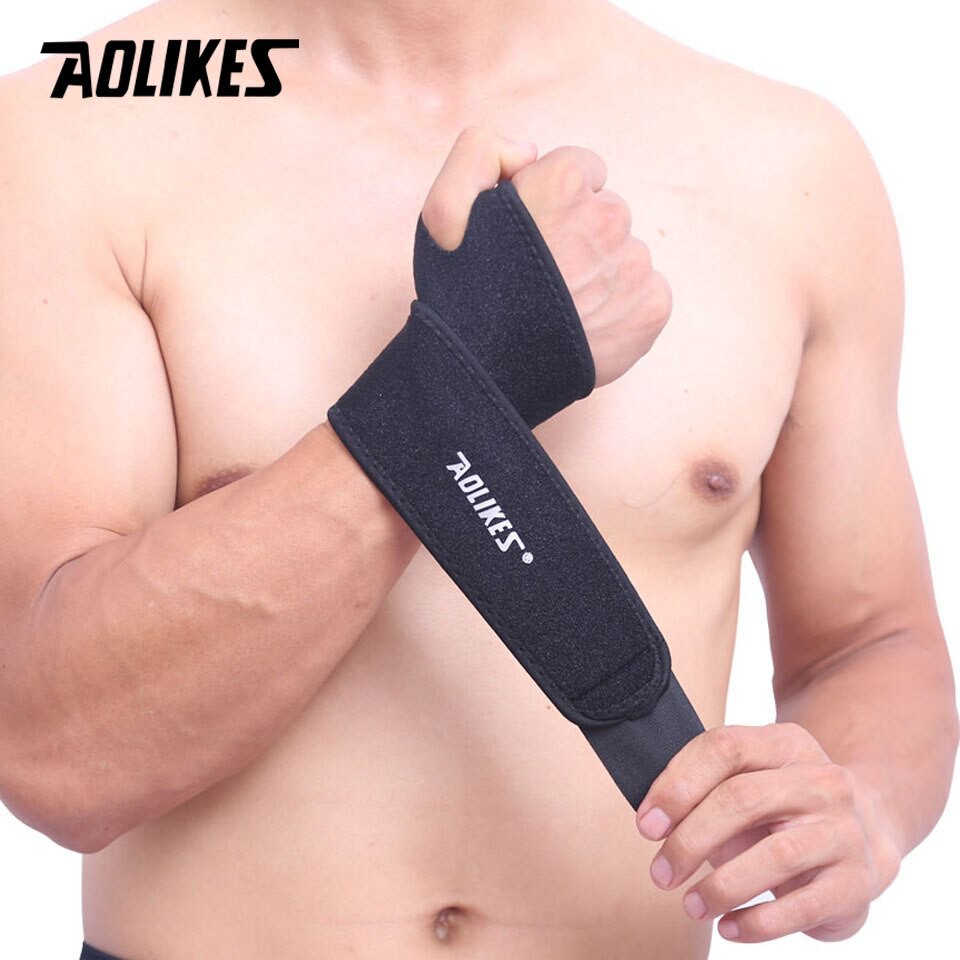 Băng quấn bảo vệ cổ tay AOLIKES A-7937 hỗ trợ nẹp khớp cổ tay pressure adjustable wrist support