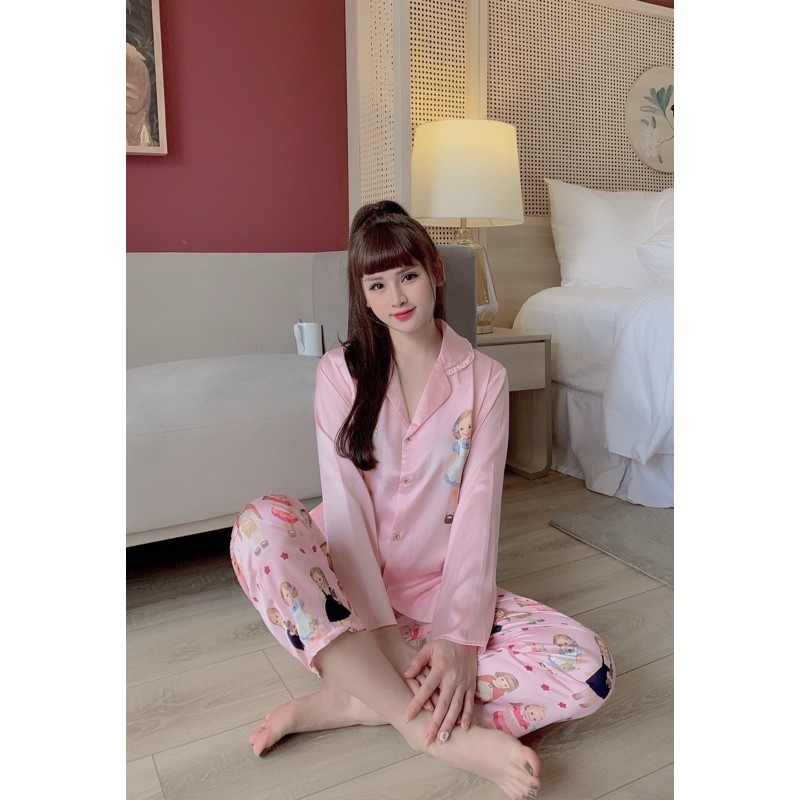 Bộ pijama 3D dễ thương chất mịn màng