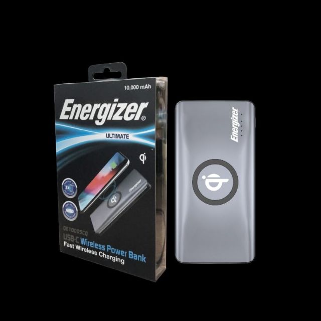 Thần sấm 2: Pin Sạc Tích Hợp Sạc Không Dây Energizer QE10005CQ - 10,000mAh, QC3.0, USB-C PD 3.0