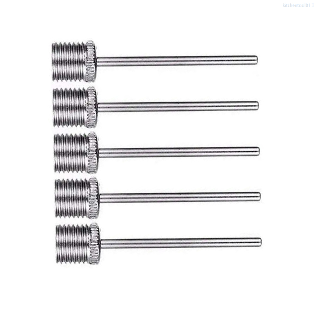 Bộ 5 Kim Bơm Bóng Đá Bằng Thép Không Gỉ Tiện Dụng