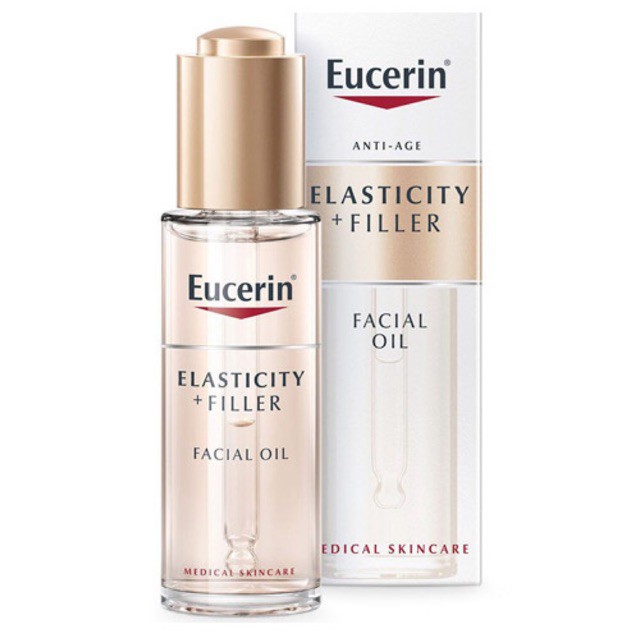 Eucerin Serum Da Ngăn Ngừa Lão Hóa Hyaluron Filler + Elasticity Oil 30ml