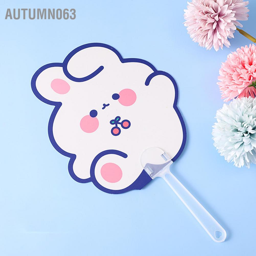 Phim hoạt hình dễ thương Quạt cầm tay PP nhỏ mùa hè cho trẻ em Học sinh Autumn063