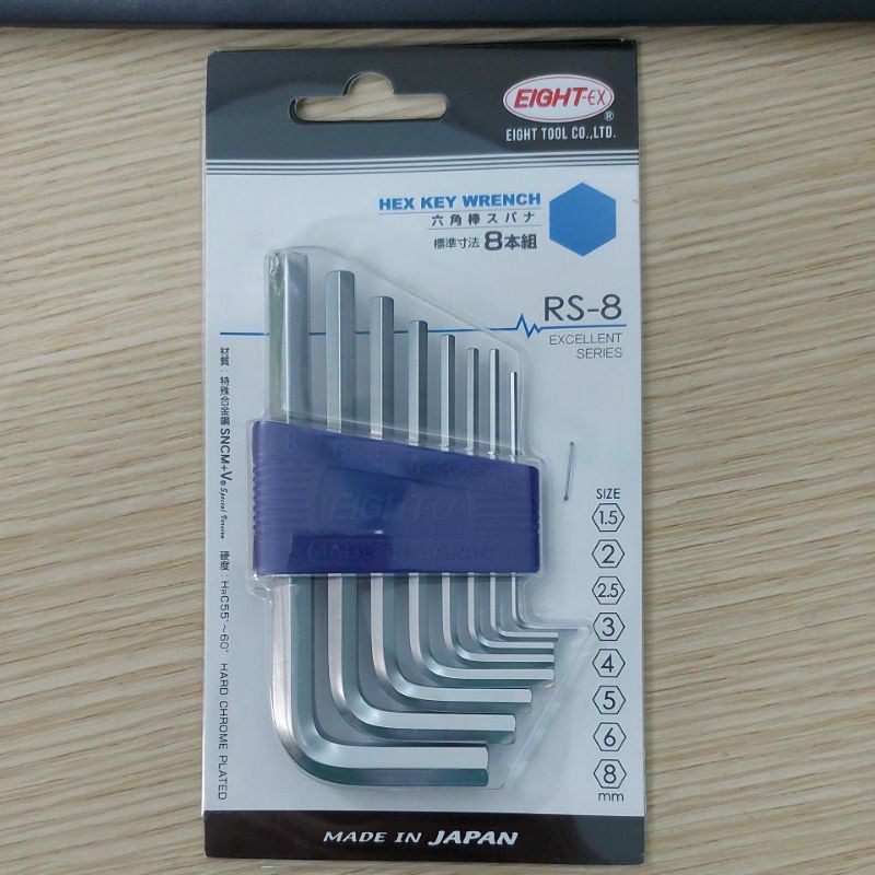 Bộ lục giác RS-8 Excellent Series 1.5-8mm (Made in Japan)