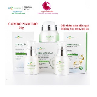 (CHÍNH HÃNG)💖Combo Chăm Sóc Da Nám và Ngăn Ngừa Nám BIOCOS (1 Kem Nám ngày = 1 Kem Nám đêm + 1 Serum Tái Tạo)