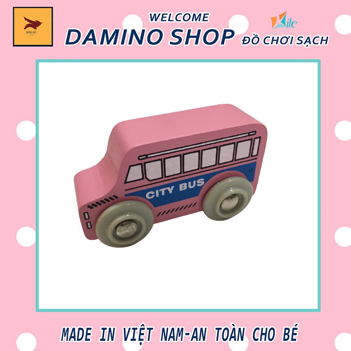 Xe Bus KITE 1115B210BP giúp bé nhận biết được màu sắc và phương tiện giao thông, kích thích bé vận động