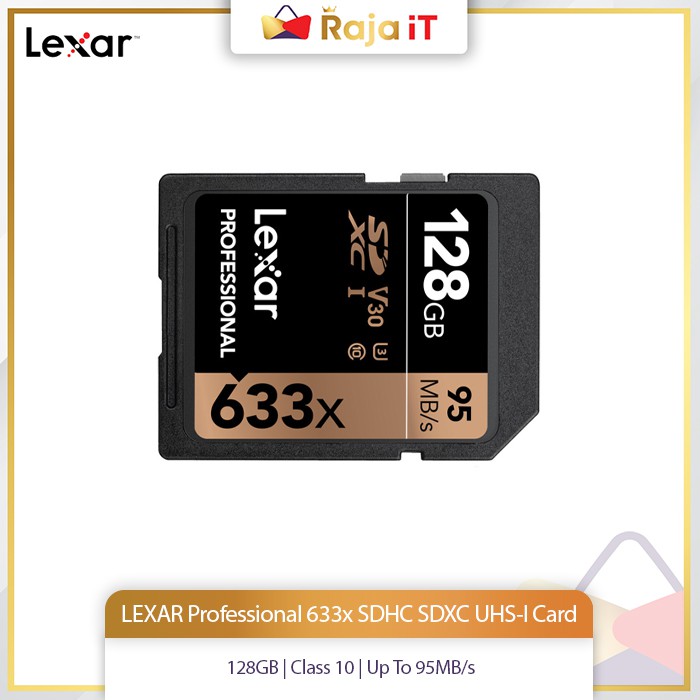 Thẻ Nhớ Chuyên Nghiệp 633x 128gb Sdhc Sdxc Uhs-i 95mb / S Read To 45mb / S Write | BigBuy360 - bigbuy360.vn