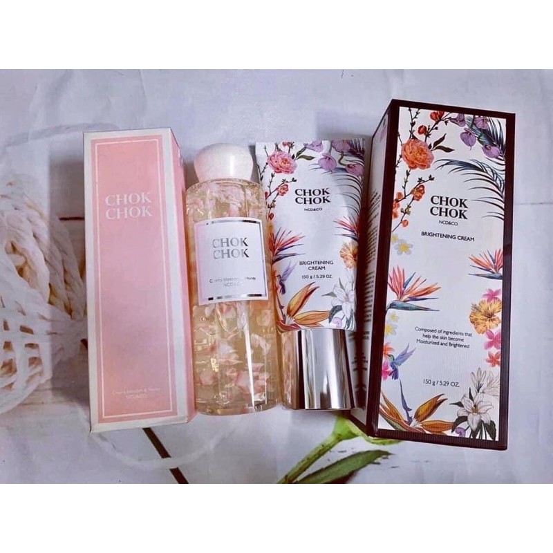 Sữa Tắm Hoa Anh Đào Chokchok 💖Freeship💖 Sữa tắm Chok Chok Cherry Blossom & Honey 250g Mẫu Mới