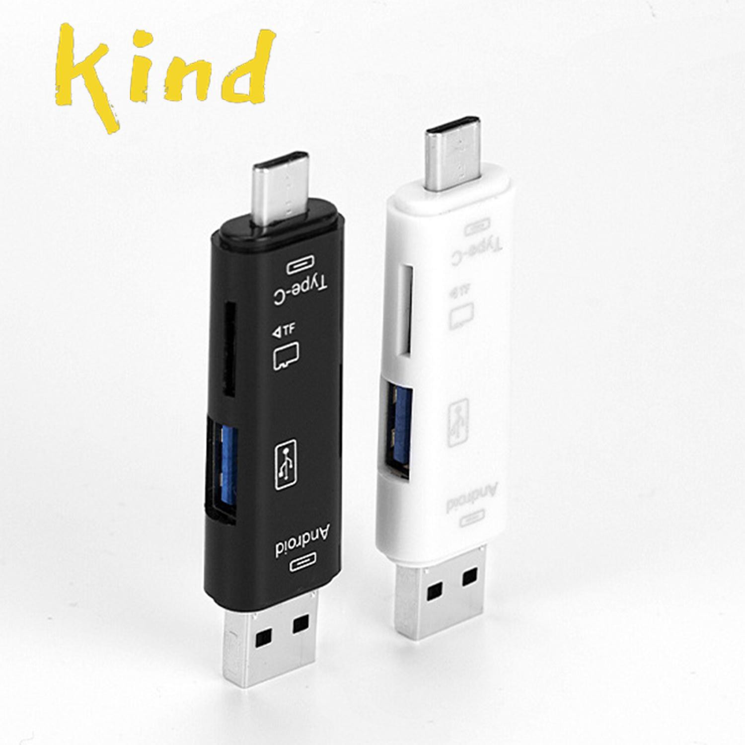 Đầu Đọc Thẻ 3 Trong 1 Usb 3.0 Type-C Tốc Độ Cao | BigBuy360 - bigbuy360.vn