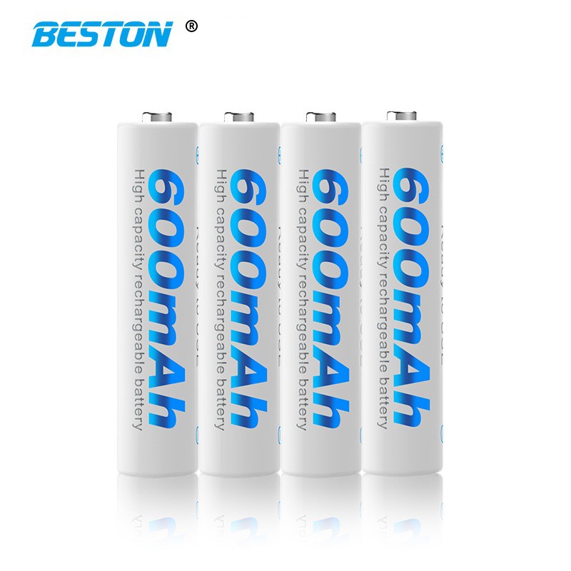 Bộ pin sạc beston AA 3000mAh AAA Sạc pin AA1.2V AAA tự ngắt  Sạc nhanh màn LCD pin Ni-Mh 1.4V