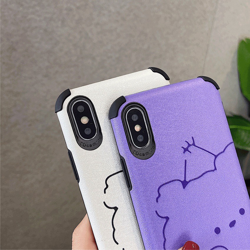 [ OPPO ] Ốp Lưng Da IMD Bear - R015 | BigBuy360 - bigbuy360.vn