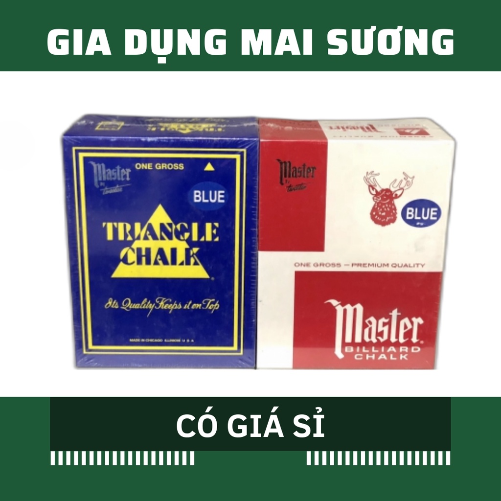 [Giá Sỉ] Viên Lơ BiDa Master Cao Cấp Chuẩn Xịn Hộp Xanh Hộp Đỏ