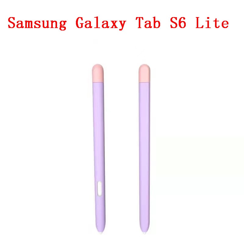 Ốp lưng silicon mềm bảo vệ bút cảm ứng màu tương phản phong cách sang trọng cho samsung galaxy tab s9 s8 s6 lite / s7