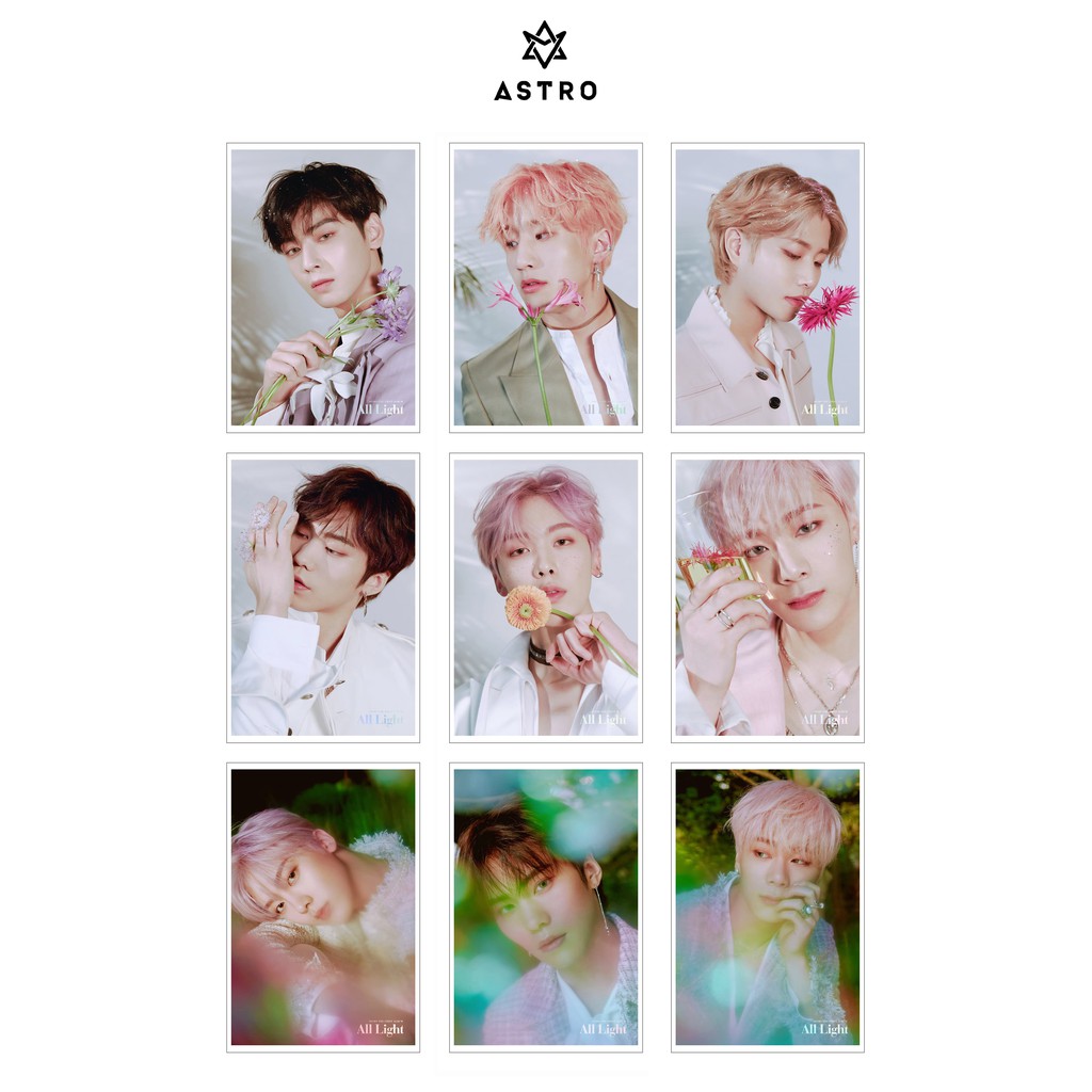 Lomo Card Ảnh ASTRO -  ALL LIGHT album ( 45 ảnh)