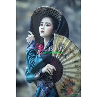 Nón kiếm hiệp màu đen