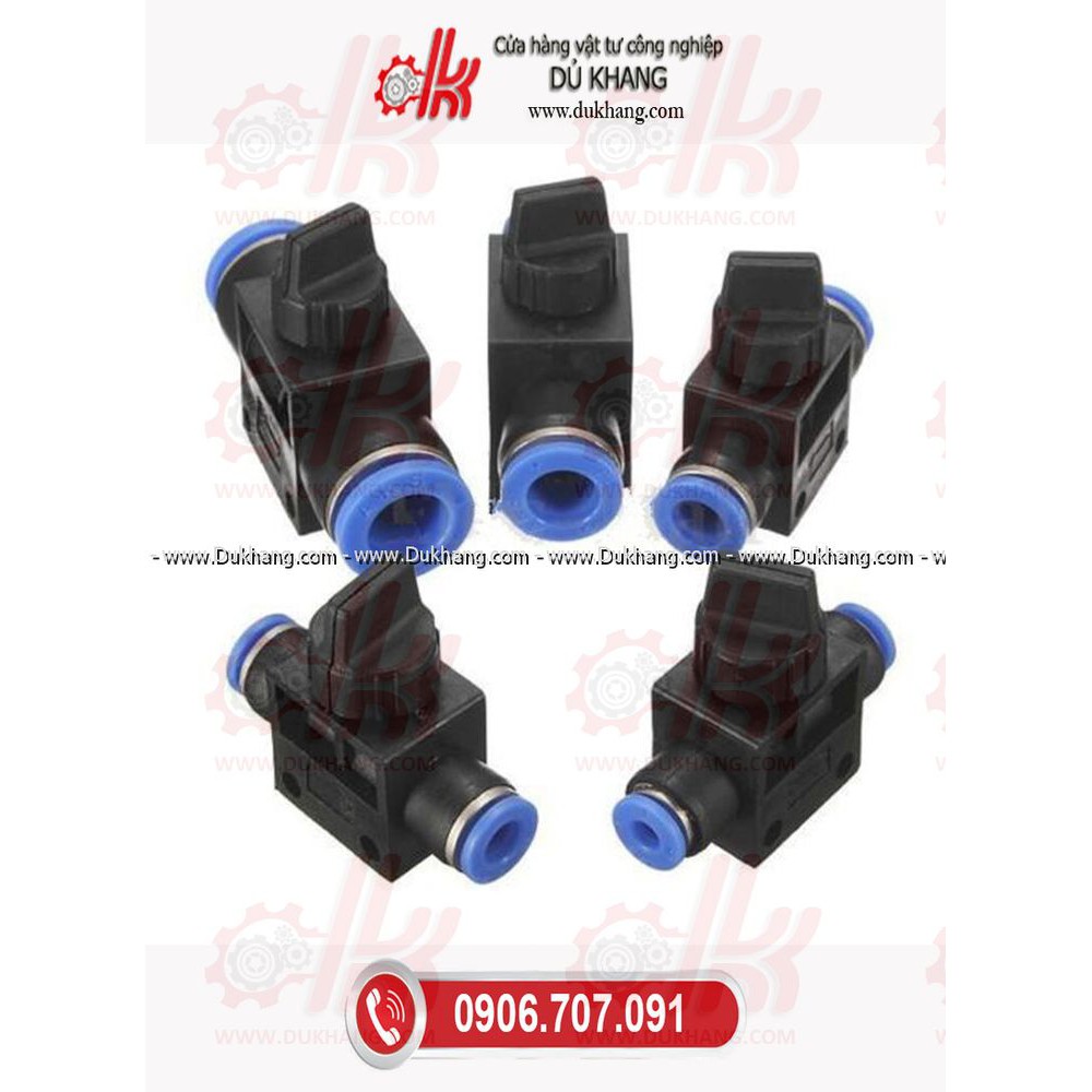 Van khóa hai đầu ống khí nén HVFF