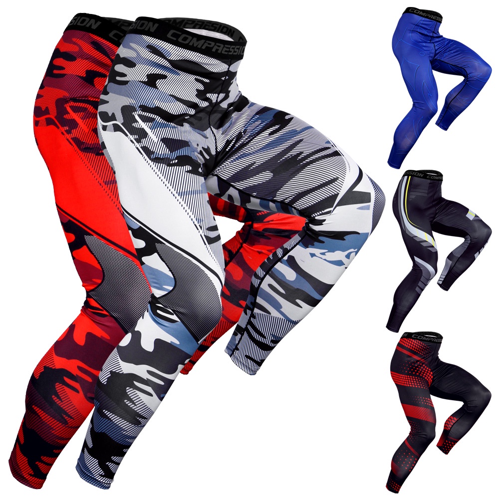 Quần legging thể thao thấm hút mồ hôi nhanh dành cho nam