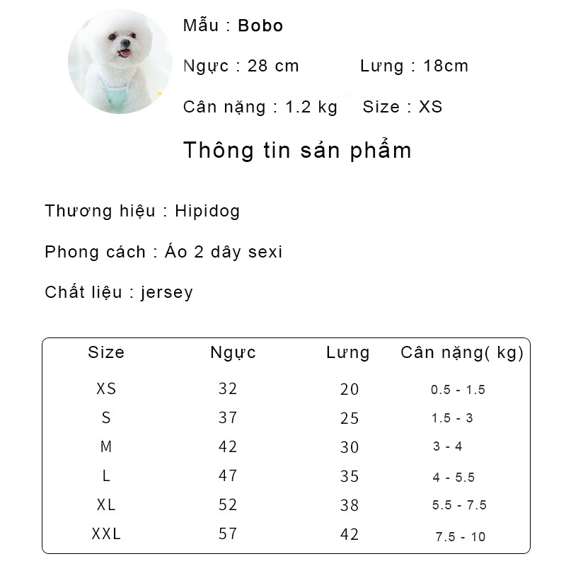 Áo 2 dây cho chó mèo Hipipet chất jersey màu tím in hình dâu tây dễ thương