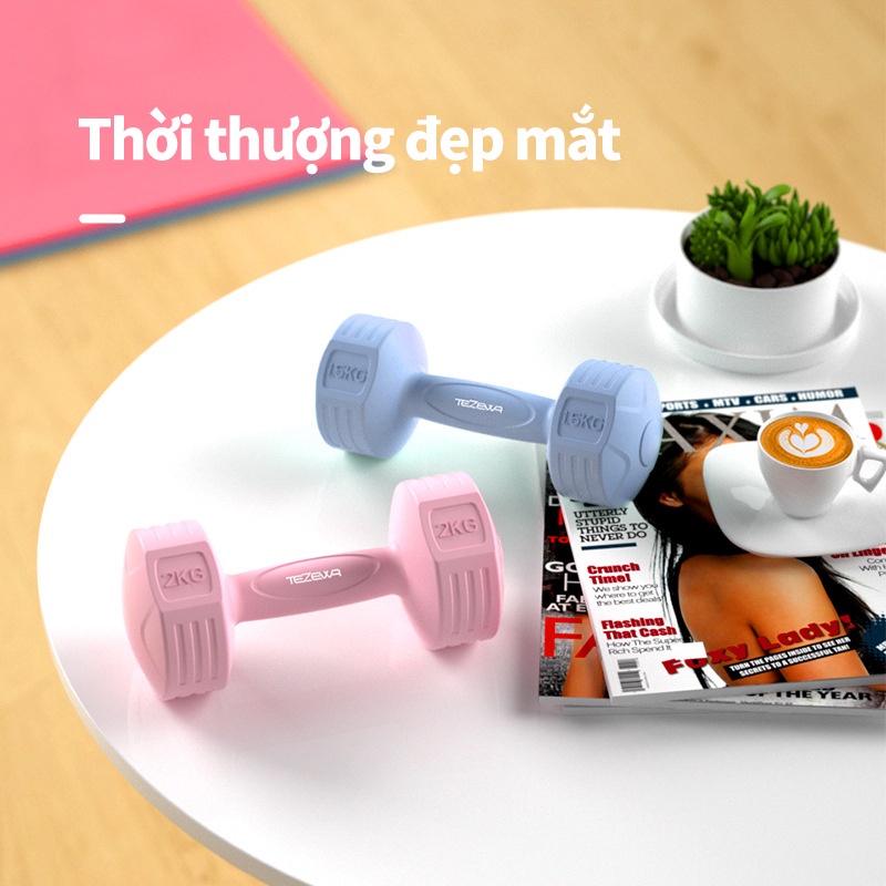 Tạ tay nữ tập YOGA thiết bị tập tạ giảm cân thon tay 1kg/2kg/3kg Tạ Tay Dumbbells - Siam sport