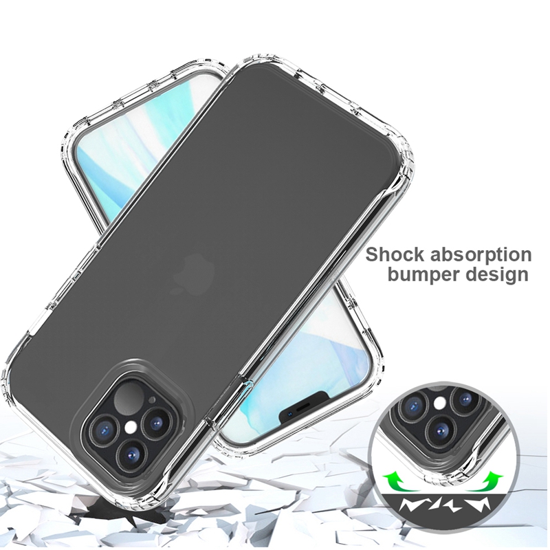 Ốp Điện Thoại Trong Suốt Hai Lớp Chống Sốc Dành Cho iPhone 13 Pro Max iPhone 12 11 Pro Max iPhone 7 8 Plus SE 2020
