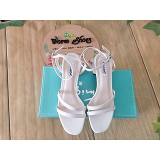 SANDAL 2 DÂY GÓT VUÔNG - 4CM