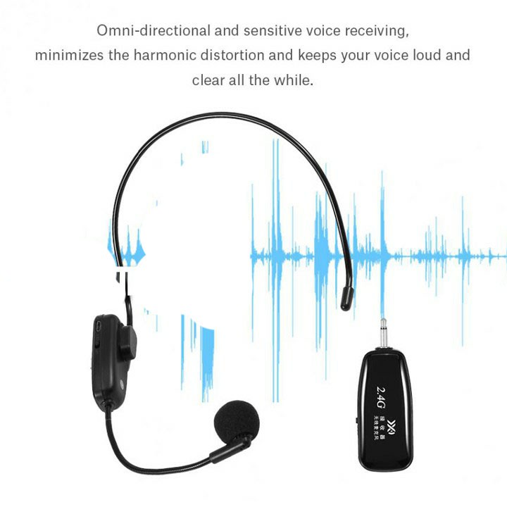 Micro trợ giảng không dây UHF 2.4G Aporo