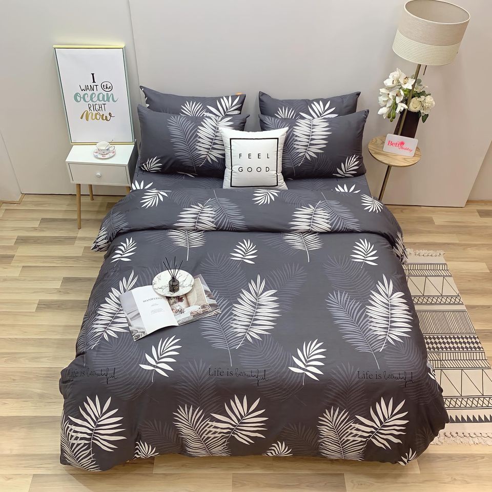 (3)Bộ Chăn Ga Gối Cotton ( ảnh shop tự chụp)
