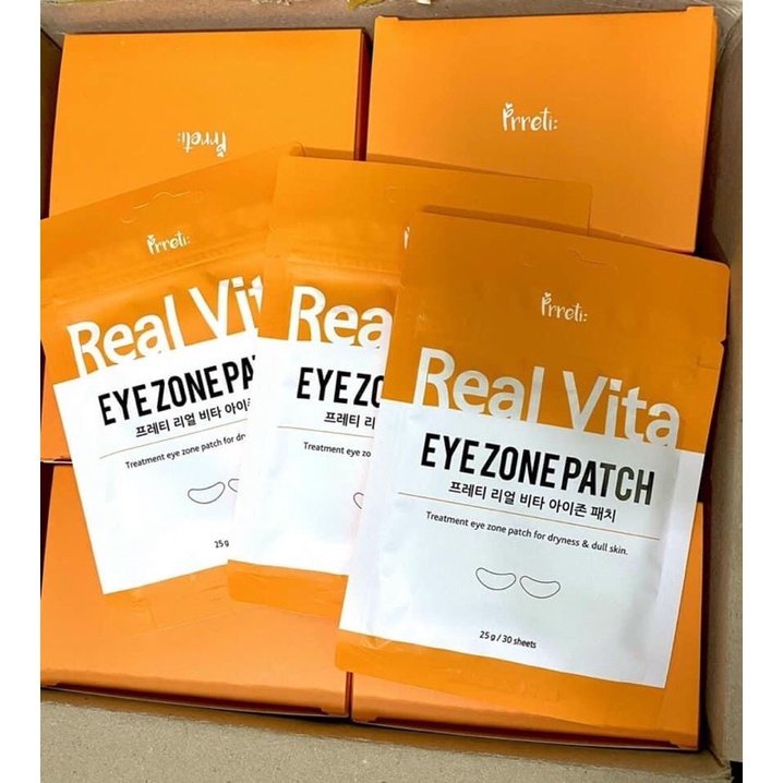 Mặt nạ vùng mắt Prreti Real Vita Eyezone Patch (1 túi 30 miếng)