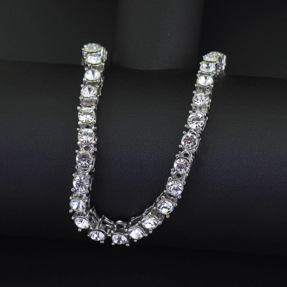 Vòng tay nam nữ Tenis HIPHOP ĐÍNH ĐÁ - Lắc tay tenis-  V07