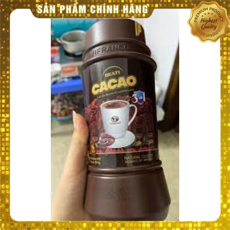 BỘT CACAO BEAUTI NGUYÊN CHẤT (3IN1) LỌ NHỰA 500G