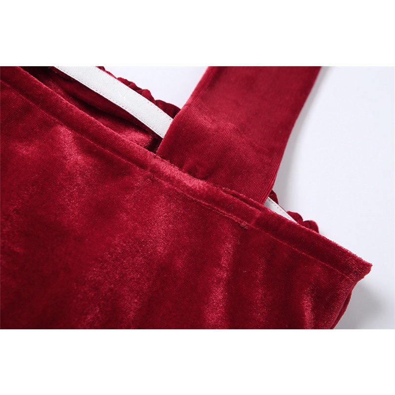 DUNEA Đầm cổ yếm hở vai eo cao thiết kế quyến rũ độc đáo dành cho nữ