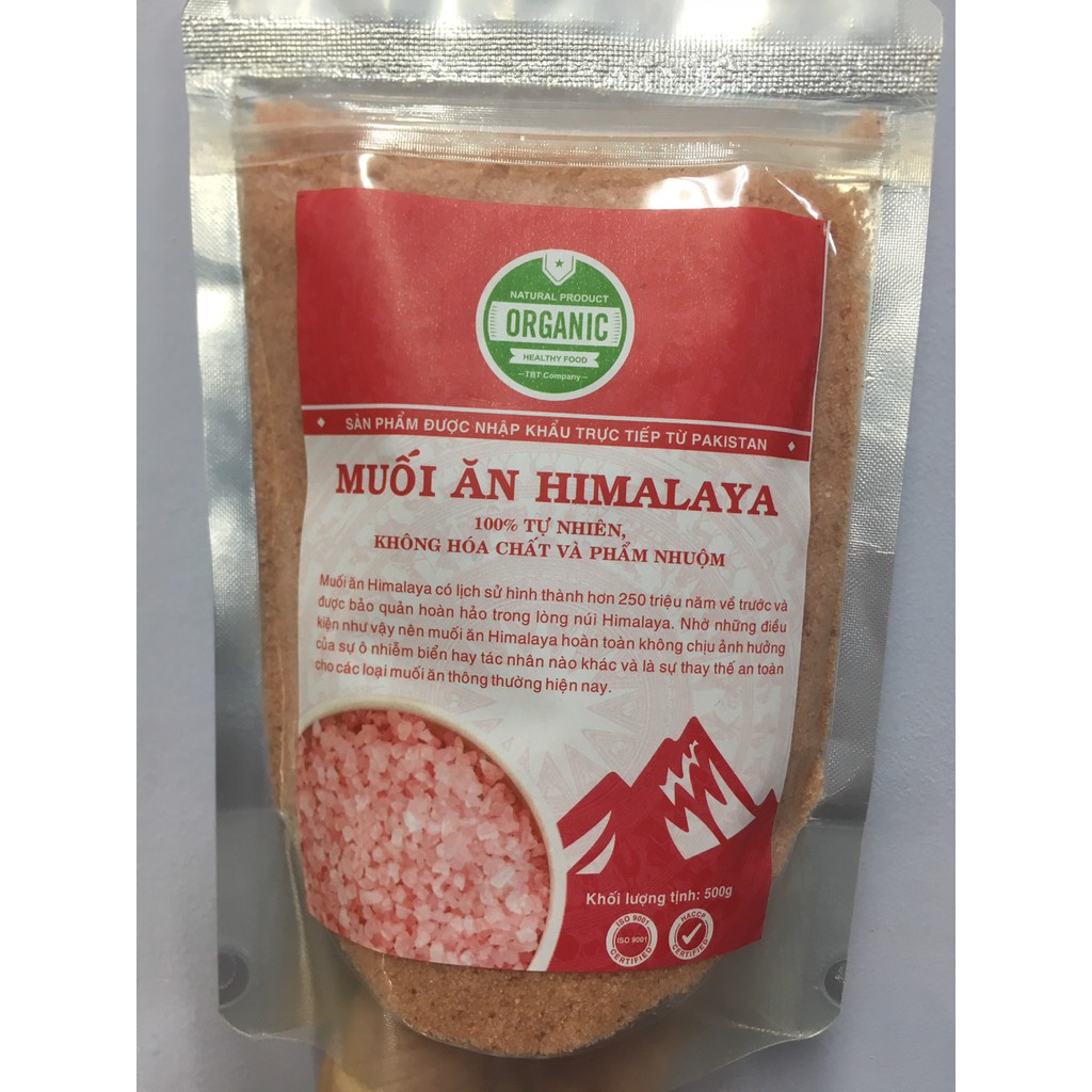 Muối hồng Himalaya mịn 500gr-1kg