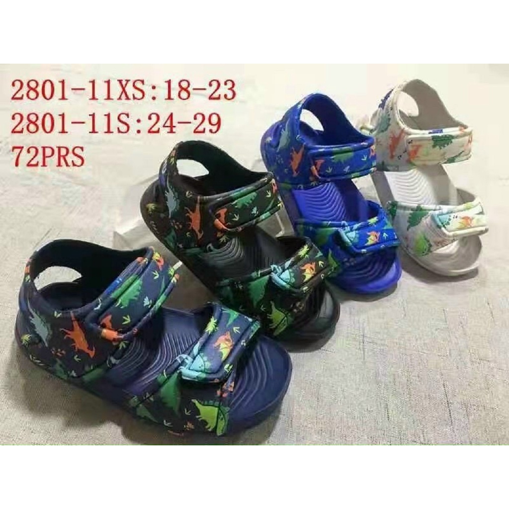 FLASH SALE] Sandal Xốp Cho Bé Trai Siêu Nhẹ Siêu Bền Size 18-29cm Chống Trơn