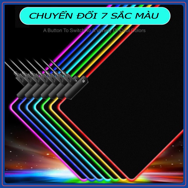 Miếng lót chuột chuyên game có LED RGB FGD-02 - Bàn di chuột chuyên game dành cho game thủ