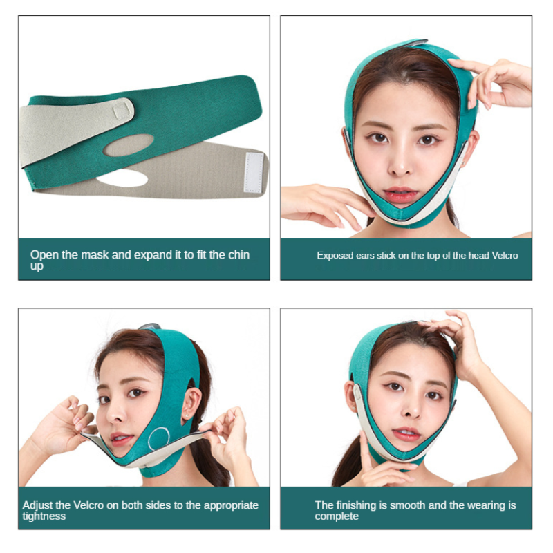 Mặt Nạ Mát Xa Nâng Cơ Mặt Tạo Cằm Chữ V Chống Nếp Nhăn