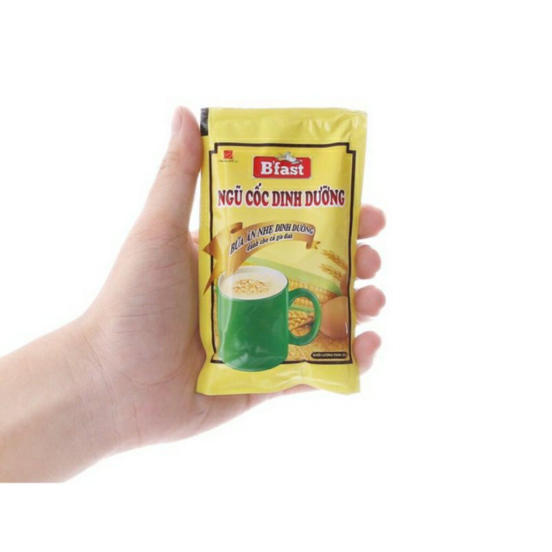 Ngũ cốc dinh dưỡng vinacafe' B'fast canxi bịch 500g 20 gói ×25g