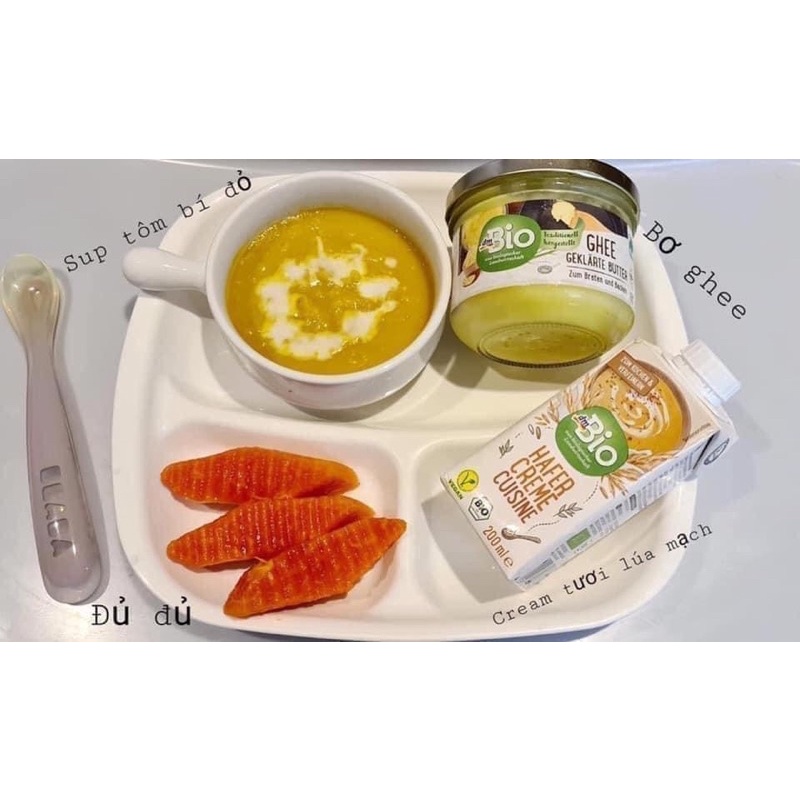 Bơ Ghee Hữu Cơ Đức Dùng Làm Bánh, Nấu Cháo, Xào, Chiên Cho Bé Và Gia Đình. Date 2023