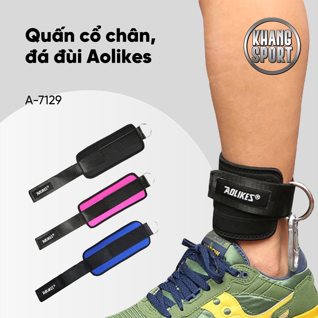 Quấn Cổ Chân Aolikes A-7129 | Đá Đùi Tập Gym, Tập Mông Chính Hãng Cao Cấp