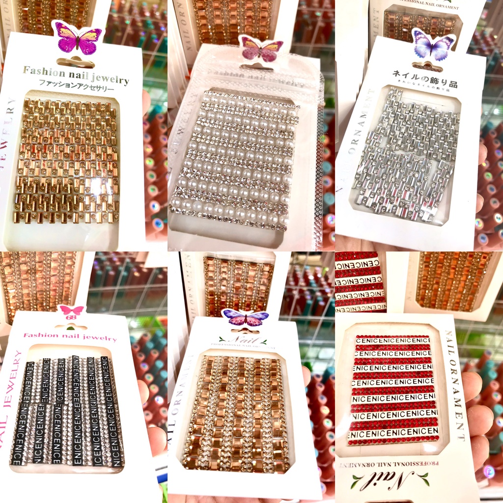 charm dây cao cấp đính móng, phụ kiện đính móng