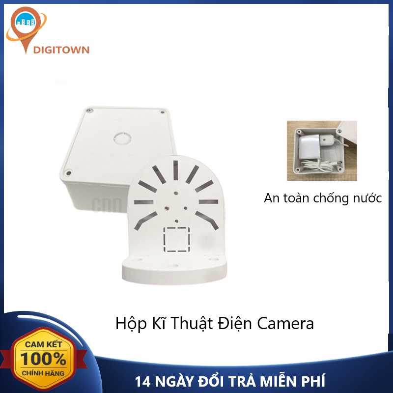 Hộp kĩ thuật điện lắp camera wifi Ren Đồng, hộp lắp camera chống nước 11*11*5 cm - loại sịn cho eviz, dahua,yoosee, imou