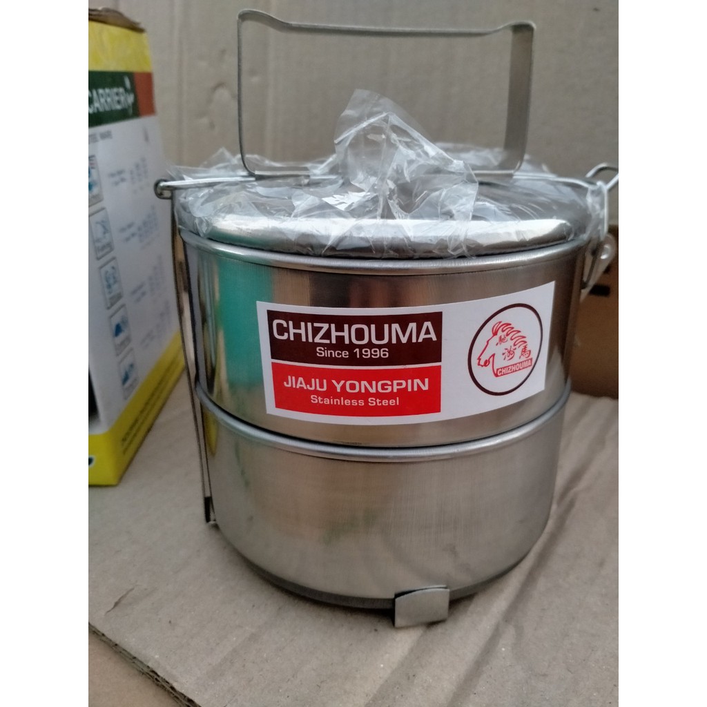 HỘP ĐỰNG CƠM ( CÀ MÊN ) INOX 2 NGĂN