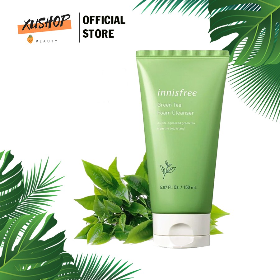 Sữa rửa mặt trà xanh Innisfree Green Tea Cleansing Foam Mẫu mới 150ml