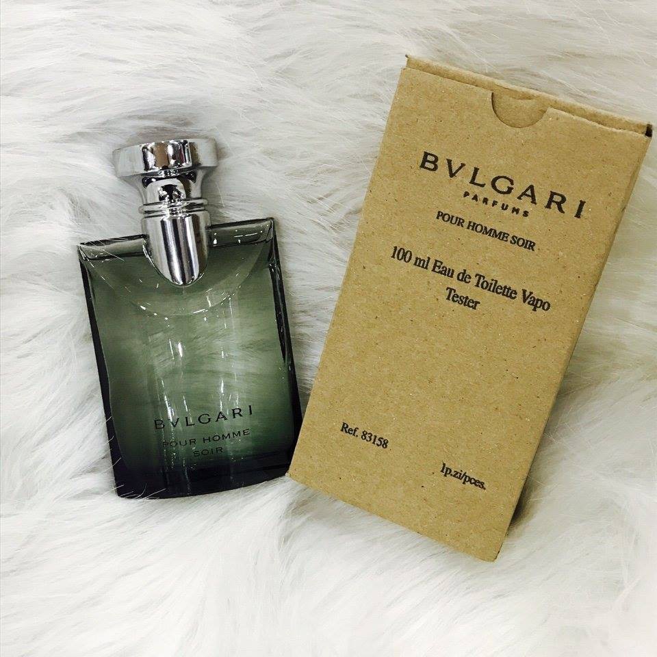 NƯỚC HOA TESTER NAM BVLGARI SOIR POUR HOMME EDT 100ML CHÍNH HÃNG - 6593