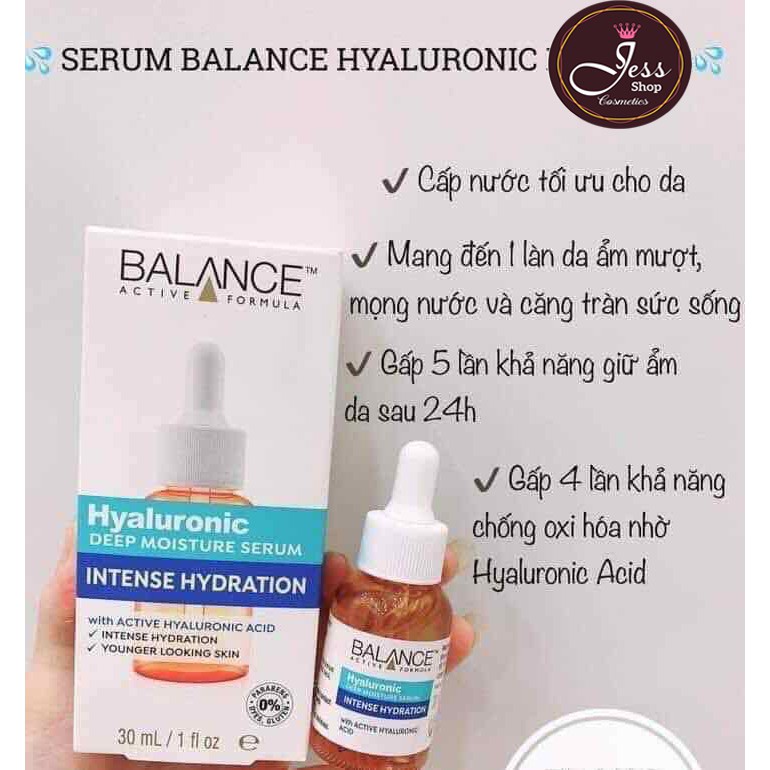 Tinh chất Balance Hyaluronic Deep Moisture Serum 30ml