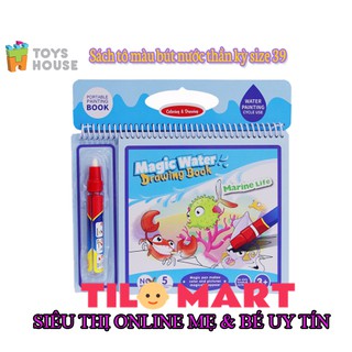 Sách tô màu bút nước thần kỳ size 39 Toys House