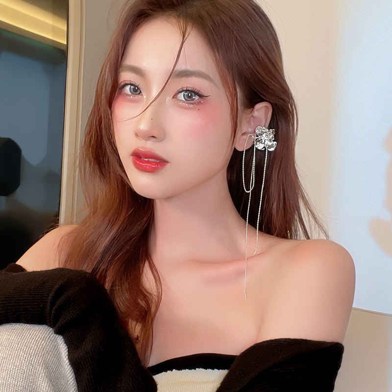 (Đơn) Thời trang dành cho các quý cô Party Bông tai bướm cổ điển phóng đại / Bông tai kẹp ngọc trai