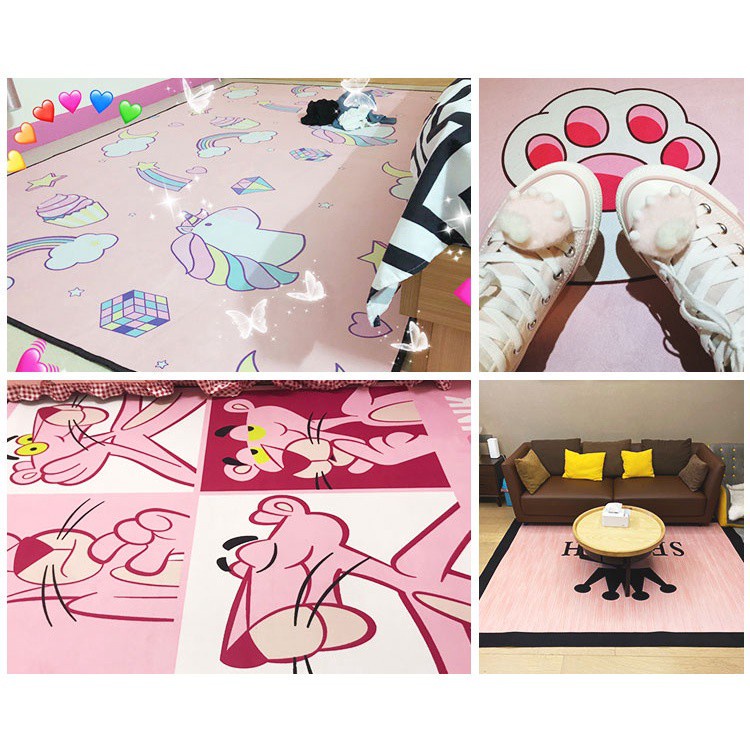 Phong cách Hàn Quốc thảm/công chúa thảm/giường giường thảm/dễ thương thảm/phim hoạt hình thảm