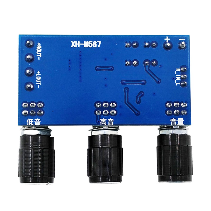 Bảng mạch khuếch đại âm thanh kỹ thuật số hai kênh DC12-24V 80W 2 TPA3116D2 với cài đặt âm trầm 5532 XH-M567